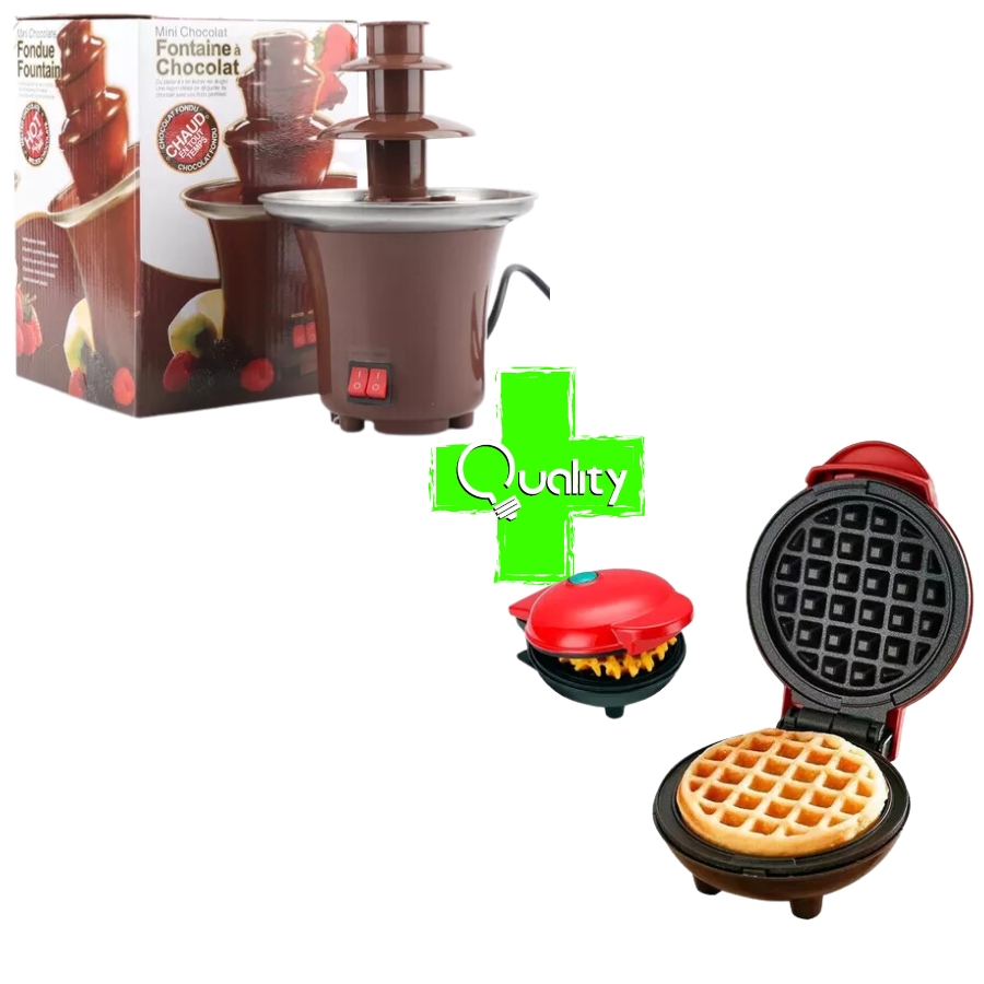 Fuente De Chocolate+Mini Waflera Tradici